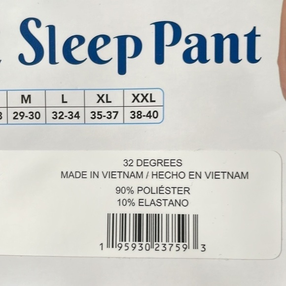 ♥️32 Degrees Ladies'♥️Soft Sleep Pants 2-pack size (small) - Picture 4 of 5